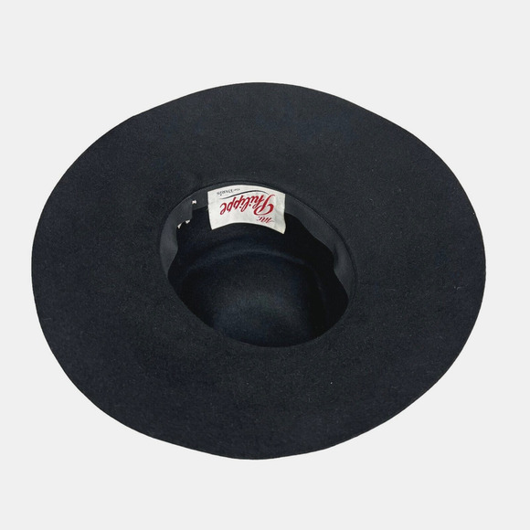 Mr. Philippe of Paris Wool Felt Hat Women Ribbon Trim Detailing Black Size 21 in main image 2